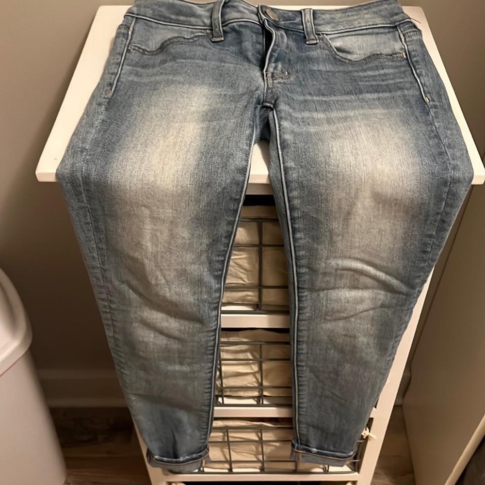 American Eagle girls Super Super Stretch size 0. Never worn